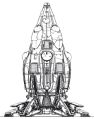 Tiamat Pocket WarShip (Caspar II Drone) from JHS: Terra
