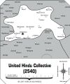 Map of the United Hindu Collective in 2540
