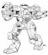 A digitigrade NovaCat BattleMech