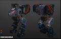 ISEN Camo'd Mech from BattleTech Game.