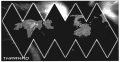 Black and white planetary map from Inner Sphere