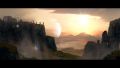 A planet before its colonization, implied to be New Earth, from the intro video of BattleTech[50]